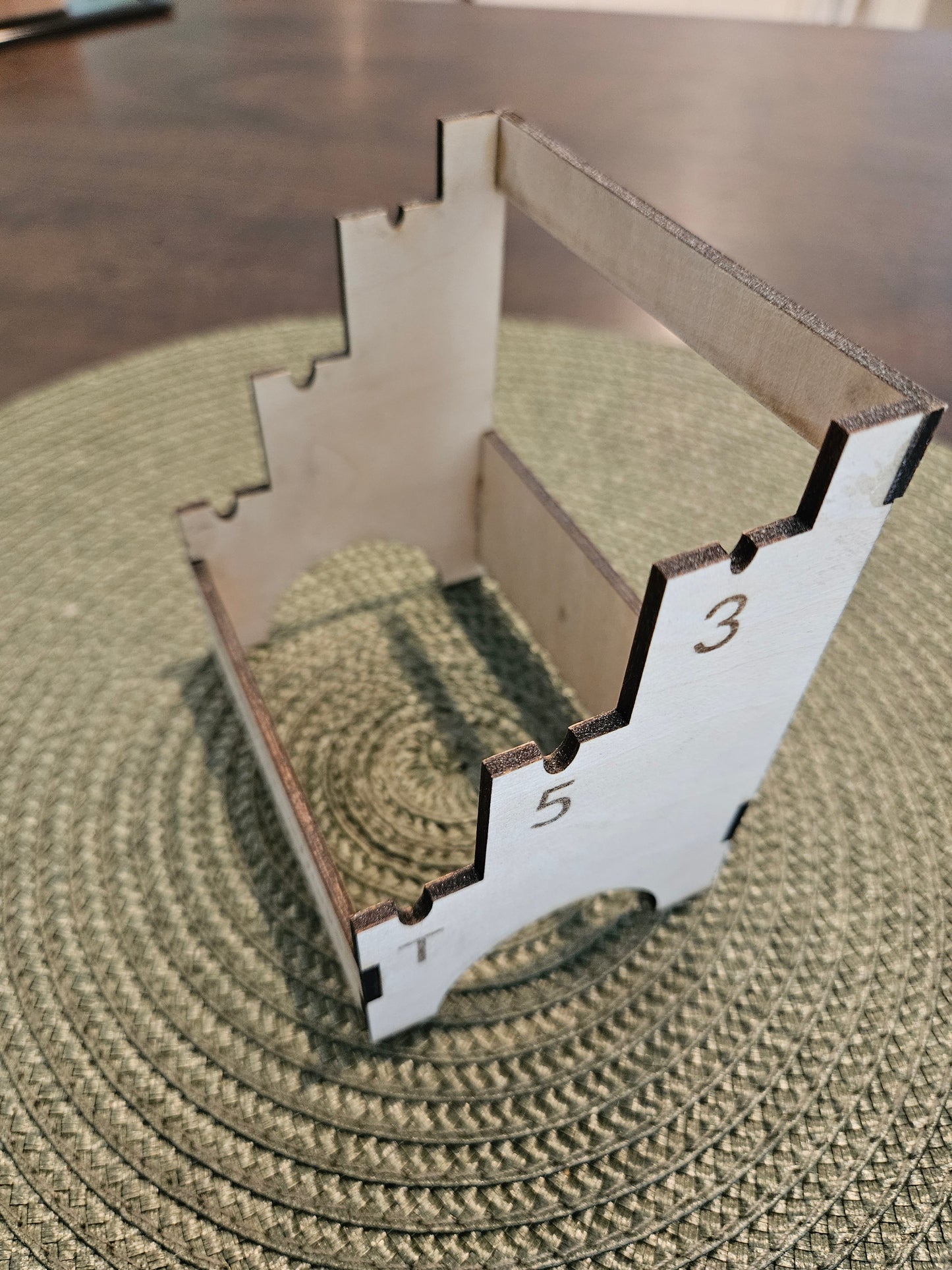 Wood String and Pickup Height Gauge Stand