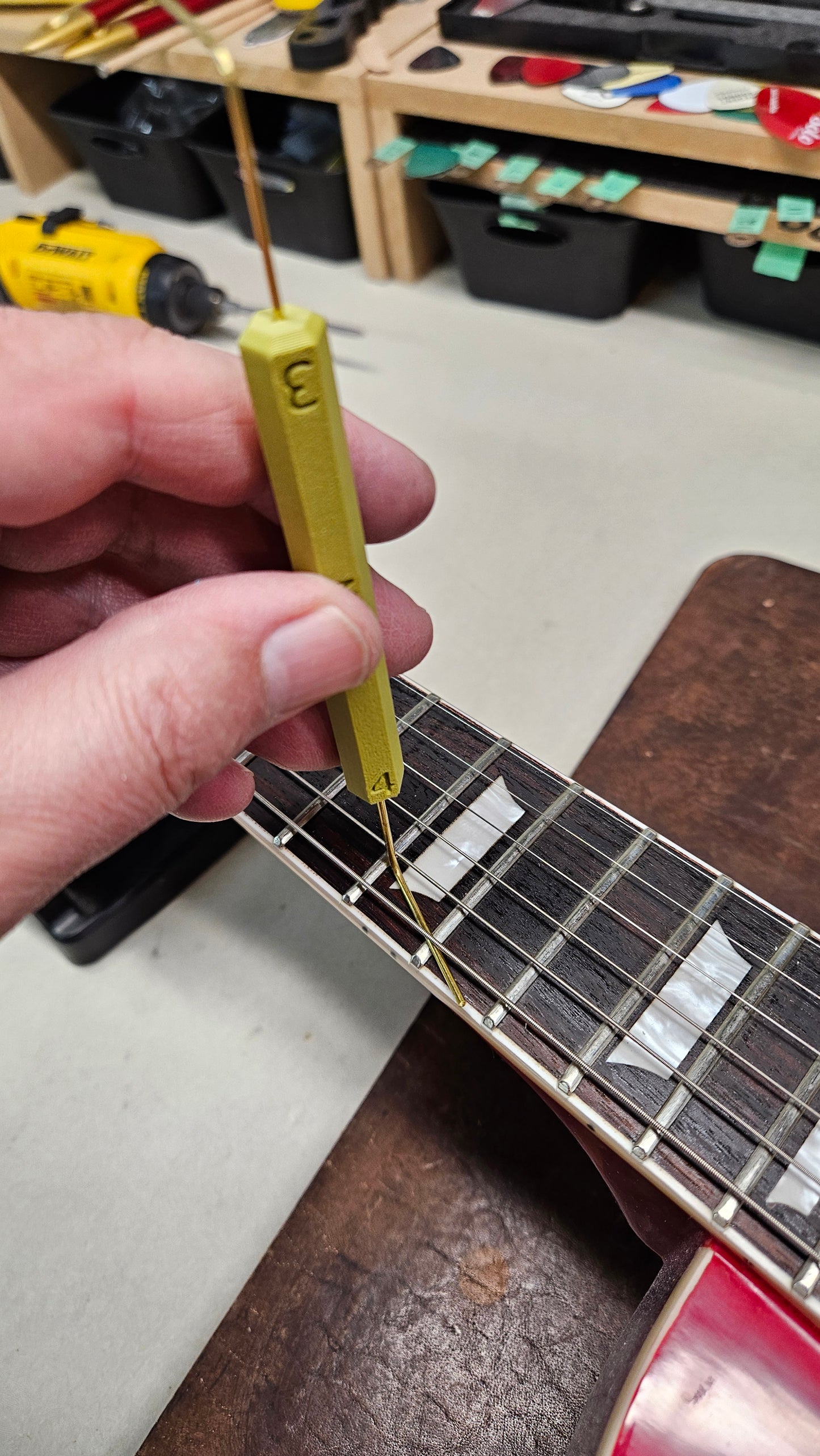 Guitar/Bass 3D Printed String and Pickup Height Gauges - U.S. Market
