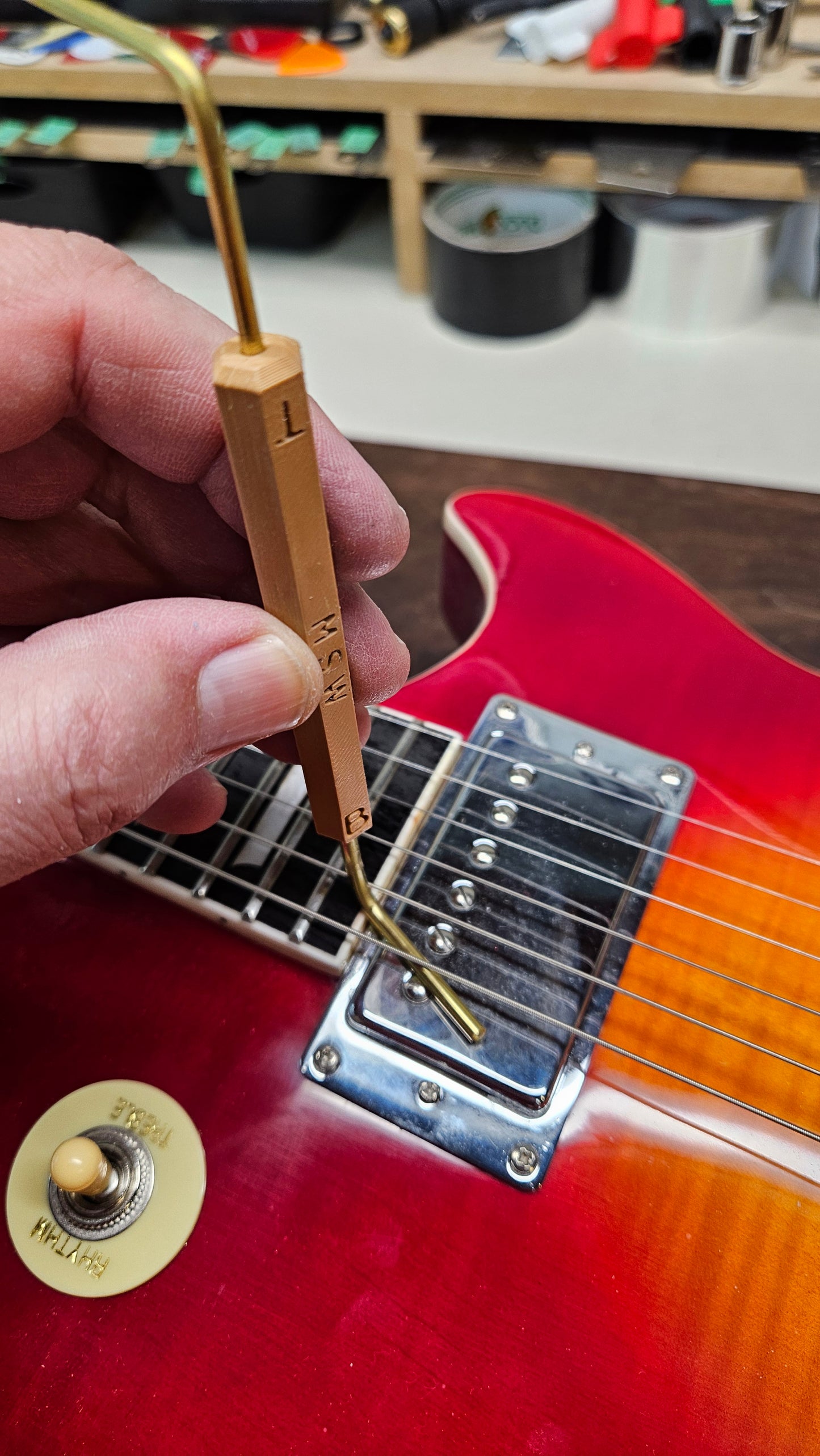 Guitar/Bass 3D Printed String and Pickup Height Gauges - U.S. Market