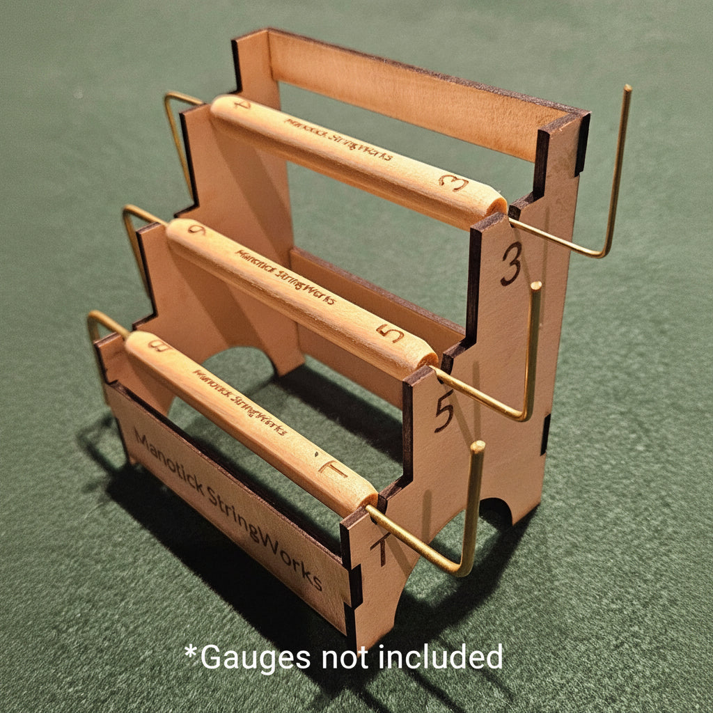 Wood String and Pickup Height Gauge Stand – MSW Ottawa