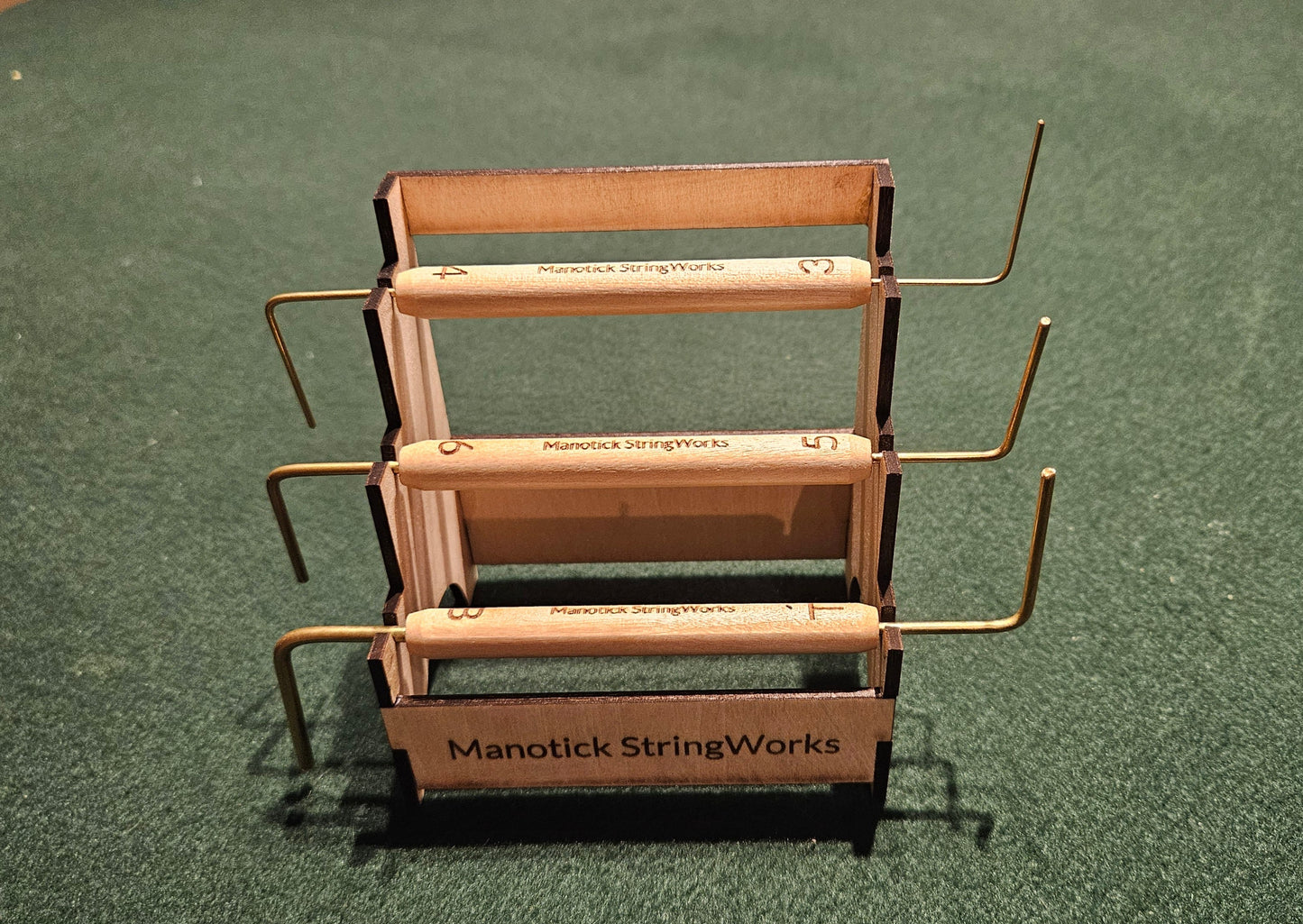 Wood String and Pickup Height Gauge Stand